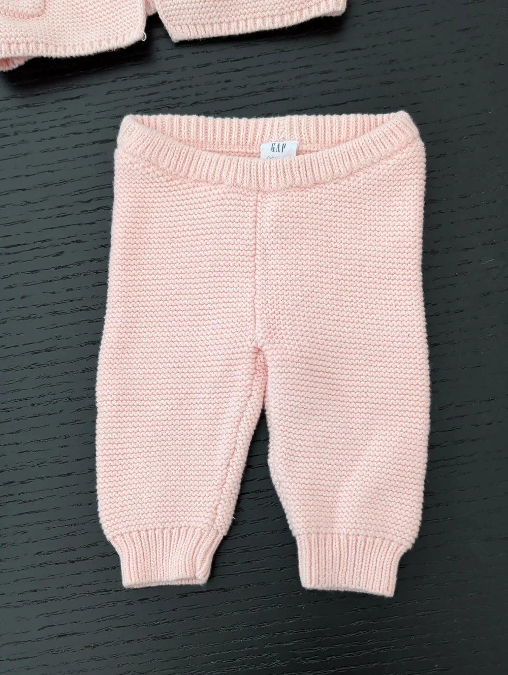 3 Piece Baby Girl 3M Lot Baby Gap Knit Sweater Pants Set Carter's Terry Robe